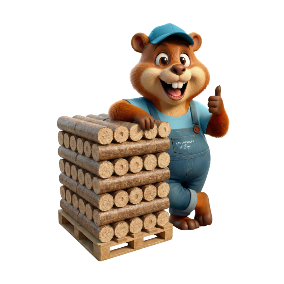Bûches densifiées Enzo - Palette de 112 paquets