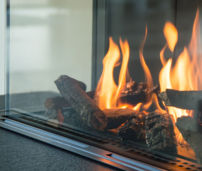 Entretien d'un foyer au gaz