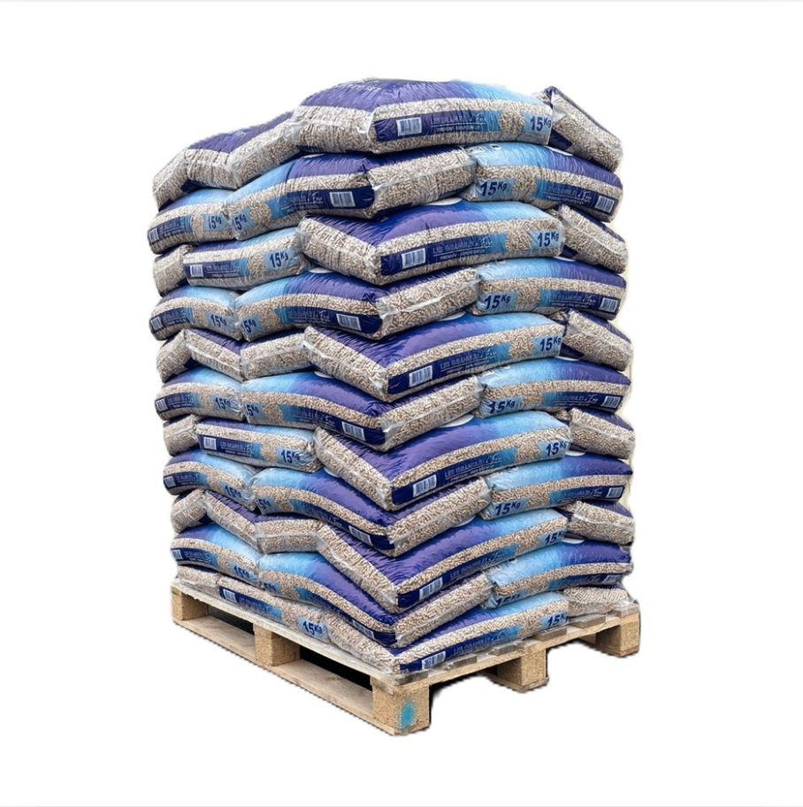 Granulés de bois Enzo - Palette de 66 sacs de 15 kg
